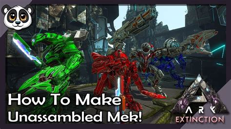 mek blueprint ark|Unassembled Mek .